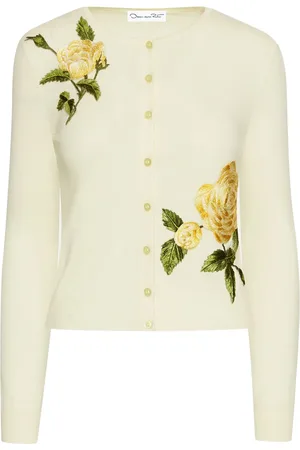 Oscar de la Renta Cárdigan English Rose Thread