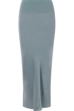 Rick Owens Falda midi con diseño tejido