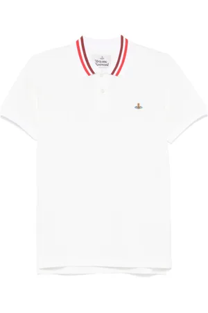 Vivienne Westwood Playera tipo polo con motivo Orb bordado