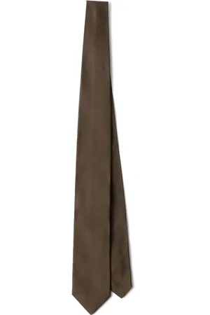 Prada Corbata de seda con extremo en punta
