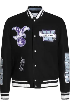 OFF-WHITE Chamarra bomber con parche del logo