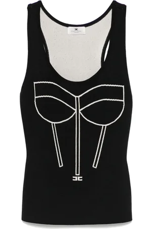 Elisabetta Franchi Top estilo corset