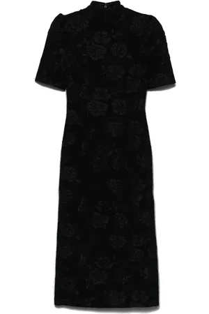 ROTATE Vestido midi en jacquard