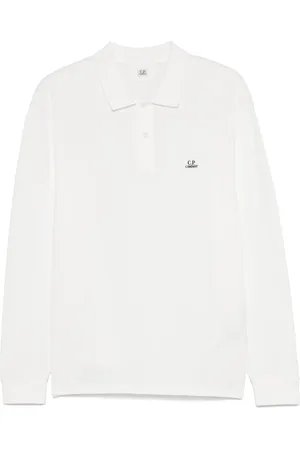 C.P. Company Playera tipo polo con logo