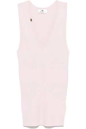 Elisabetta Franchi Camiseta tejida de canalé