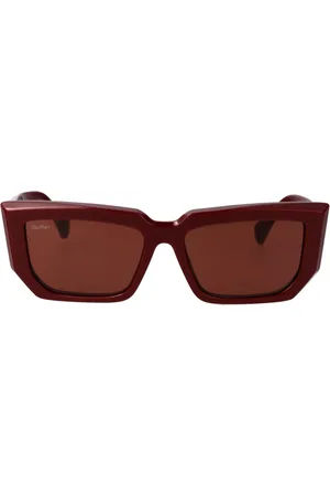 Max Mara Lentes de sol con armazón rectangular