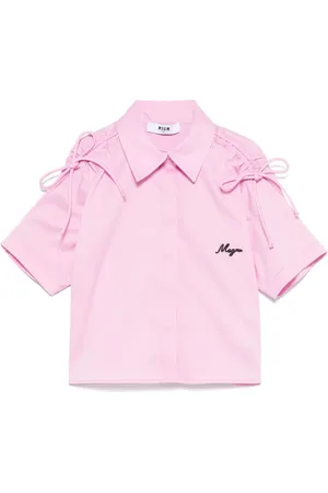 Msgm Camisa de popelina