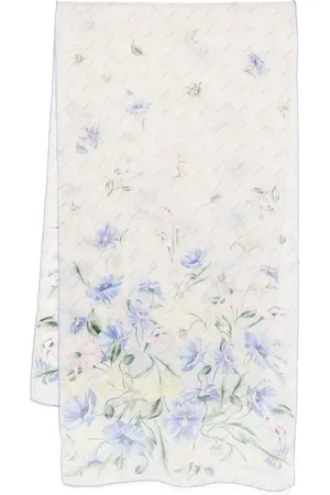 Salvatore Ferragamo Mascada con estampado floral