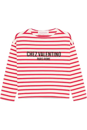 VALENTINO GARAVANI Playera con motivo de rayas