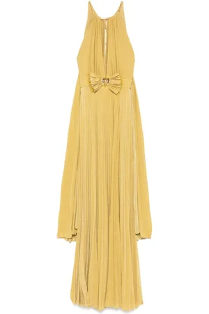 Elisabetta Franchi Vestido largo de lúrex