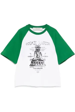 Golden Goose Playera con mangas en contraste