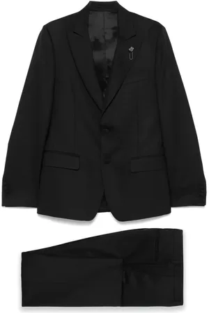 LARDINI Traje con detalle de broche