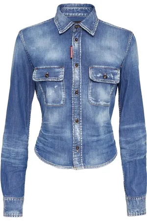 Dsquared2 Camisa de mezclilla