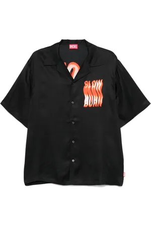 Diesel Playera con eslogan estampado