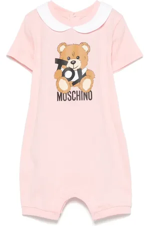 Moschino Romper con motivo Leo Teddy
