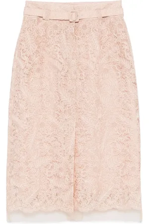 ERMANNO SCERVINO Falda lápiz con encaje floral
