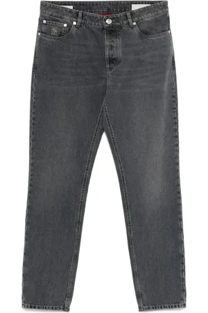 Brunello Cucinelli Jeans con logo bordado