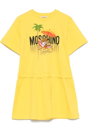 Moschino Vestido con motivo Teddy Bear