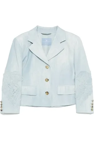 ERMANNO SCERVINO Blazer con estampado de mezclilla