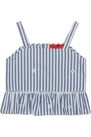 MAX&Co. Kids Top corto con rayas estampadas