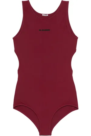 Jil Sander Traje de baño con logo estampado