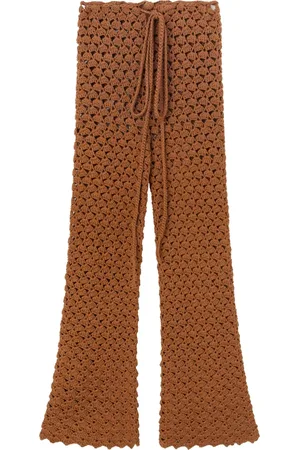 ERMANNO SCERVINO Pantalones tejidos de crochet