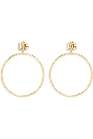 Dolce & Gabbana Arracadas con dije del logo DG