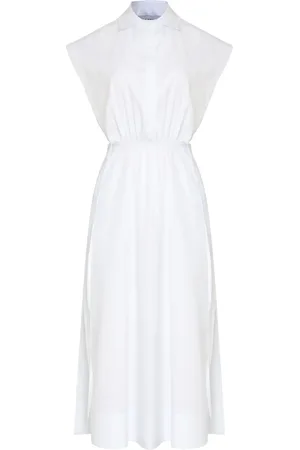 Gloria Coelho Vestido midi con aberturas
