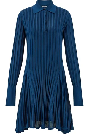 Salvatore Ferragamo Vestido skater semitransparente