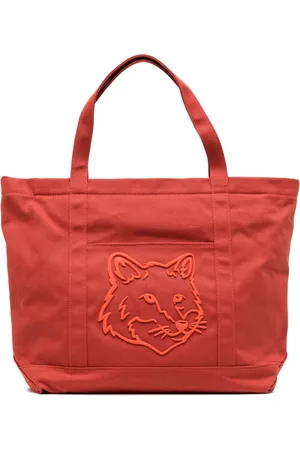 Maison Kitsuné Tote con bordado Fox