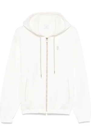 ELEVENTY Hoodie con logo bordado