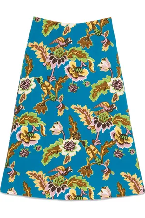 La DoubleJ Falda midi con estampado floral