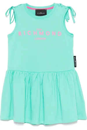 John Richmond Vestido con logo estampado