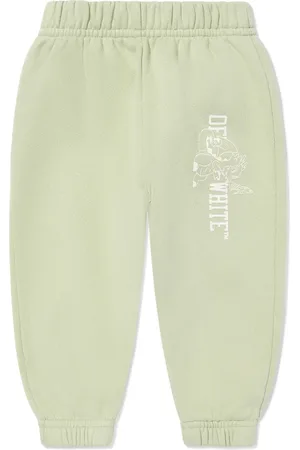OFF-WHITE Pants con logo estampado