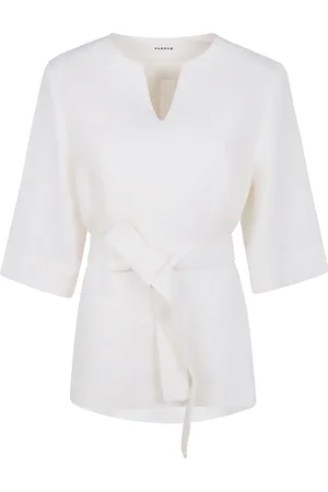 P.A.R.O.S.H. Blusa con cinturón