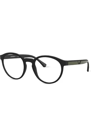 Emporio Armani Lentes con armazón redonda