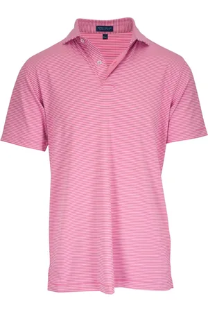 Peter Millar Playera tipo polo con rayas estampadas