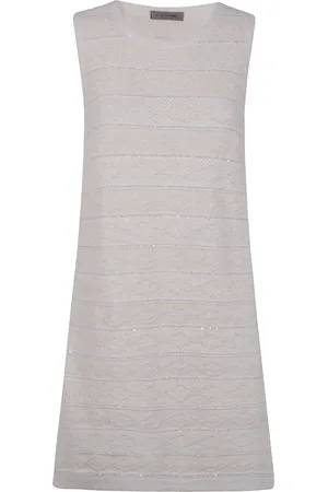 D.EXTERIOR Vestido bordado con lentejuelas