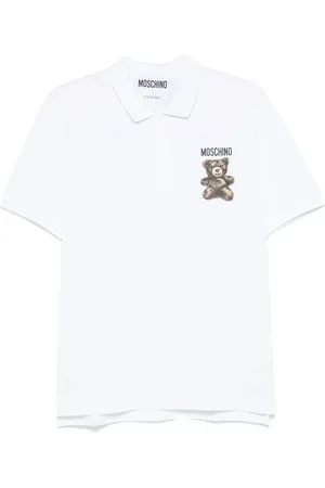 Moschino Playera tipo polo con motivo Teddy Bear