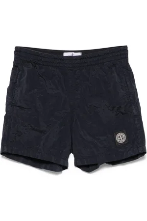 Stone Island Shorts de playa con distintivo Compass