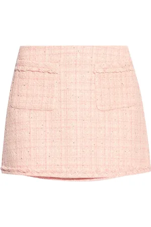 LOVESHACKFANCY Falda de tweed