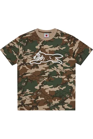 ICECREAM Playera con estampado militar