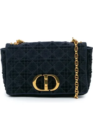 Dior Bolsa crossbody Medium Velvet Cannage Caro Bag 2021