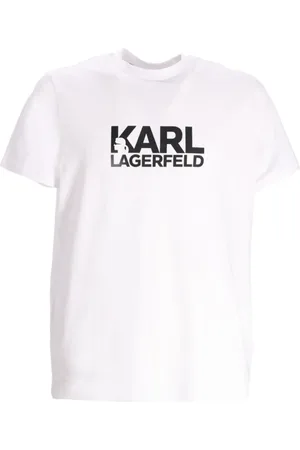 Karl Lagerfeld Playera con logo estampado