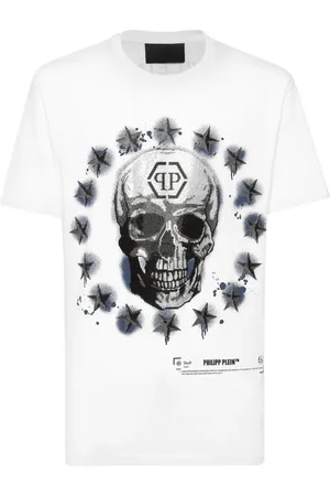 Philipp Plein Playera con motivo Skull