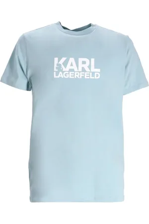 Karl Lagerfeld Playera con logo estampado