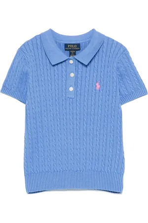 Ralph Lauren Playera tipo polo con logo bordado