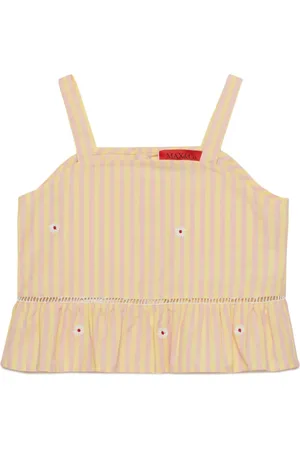 MAX&Co. Kids Top corto con rayas estampadas