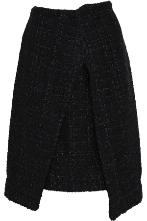 Gloria Coelho Falda de tweed plisada