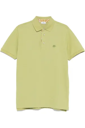 Etro Playera tipo polo con logo bordado